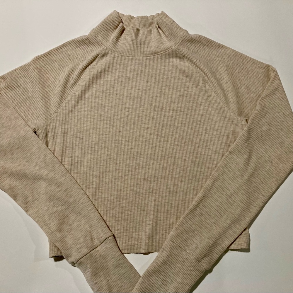 Aerie Long Sleeve Crop Top